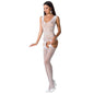 PASSION - MULHER BS062 BODYSTOCKING BRANCO TAMANHO ÚNICO