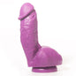 QUARTO ROSA - ELIAN DILDO REALISTA ROXO 17,5 CM