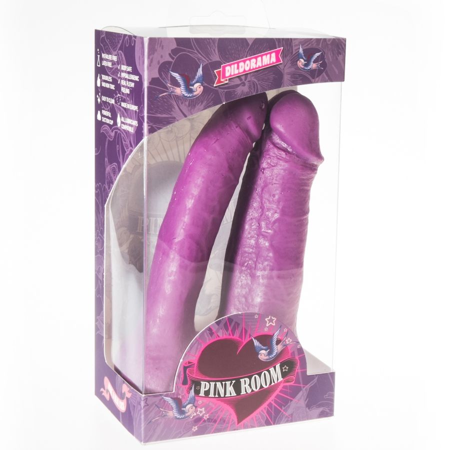 QUARTO ROSA - ARTHUS REALISTA DILDO ROXO 17CM/15.5CM