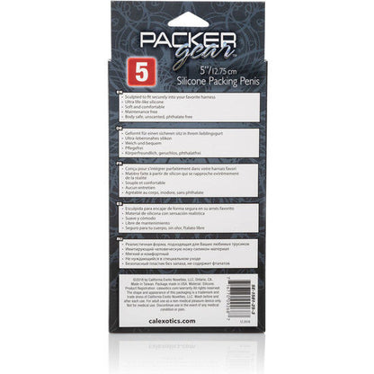 CALEXOTICS - EMBALAGEM DE SILICONE PÊNIS 12,75 CM CARAMELO