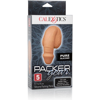CALEXOTICS - EMBALAGEM DE SILICONE PÊNIS 12,75 CM CARAMELO