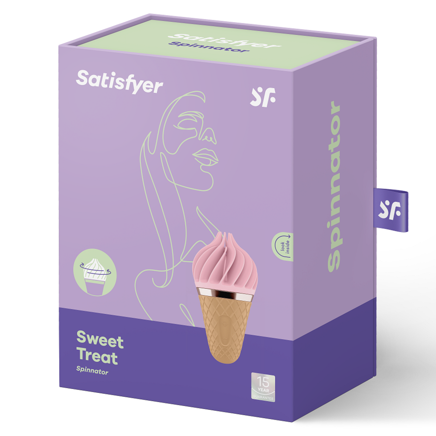 SATISFYER - SPINNATOR DE DOCES MARROM E ROSA