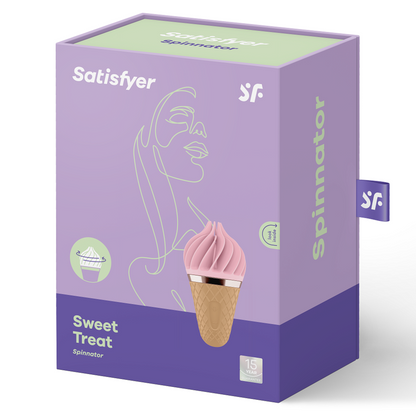SATISFYER - SPINNATOR DE DOCES MARROM E ROSA