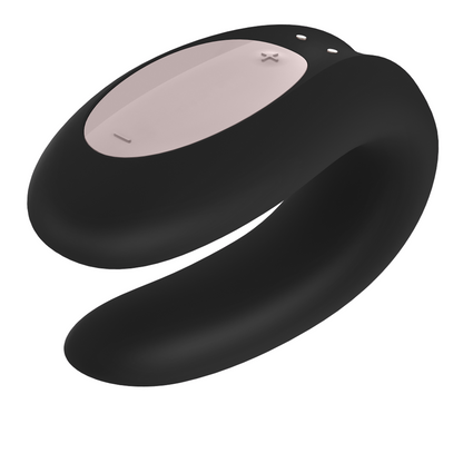 SATISFYER - DUPLA ALEGRIA COM APLICATIVO PRETO