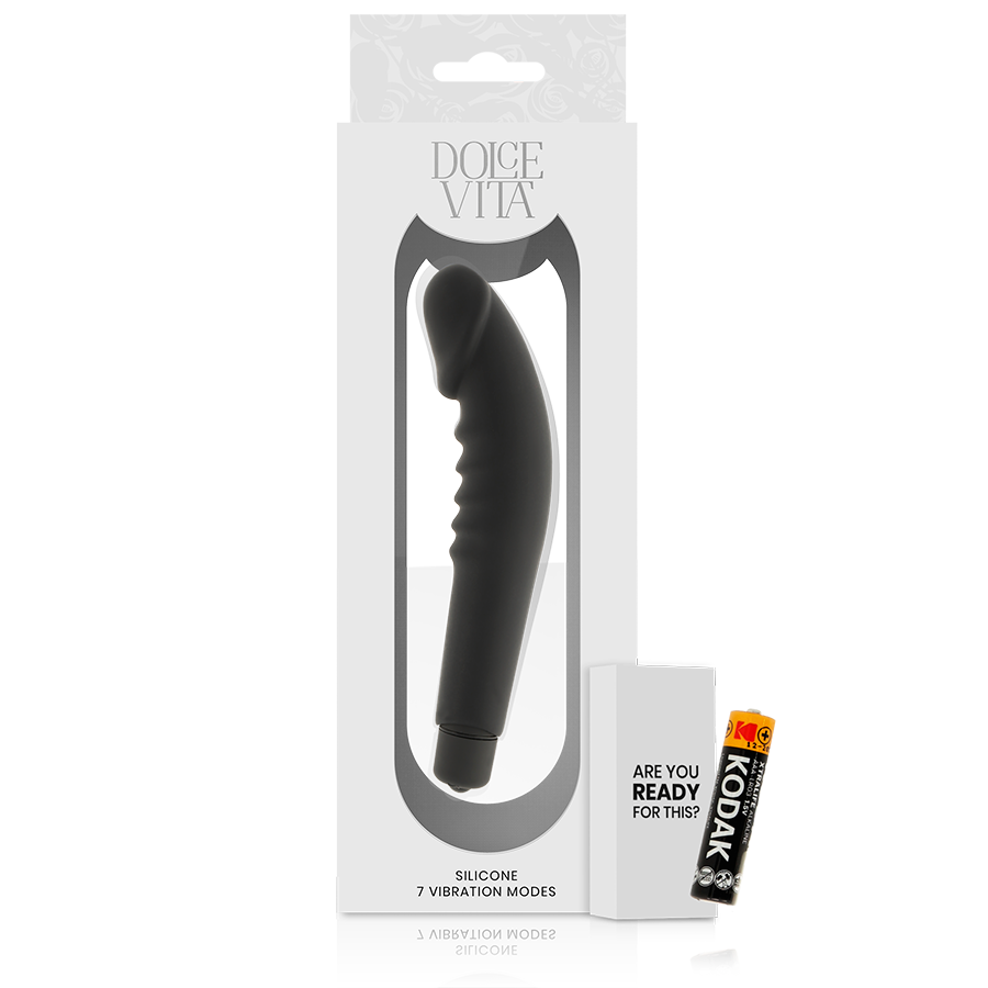 DOLCE VITA - REALISTIC PLEASURE SILICONE PRETO