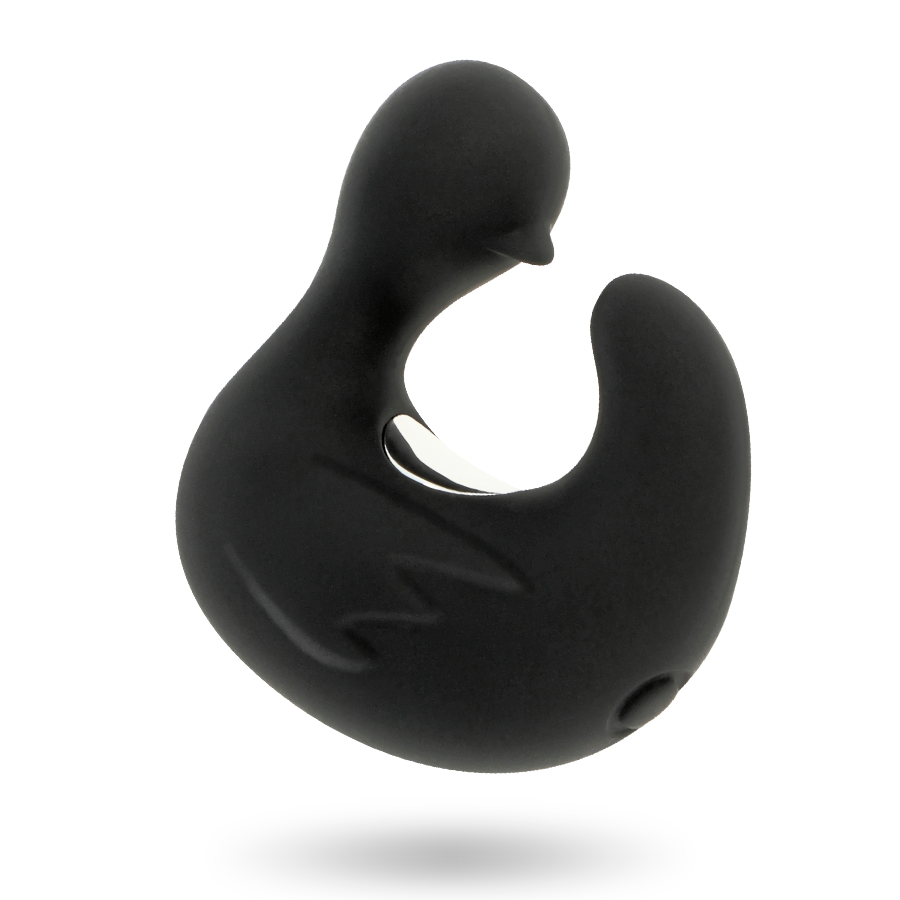 BLACK&amp;SILVER - DUCKYMANIA DEDAL DE PATO ESTIMULANTE DE SILICONE RECARREGÁVEL