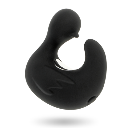 BLACK&amp;SILVER - DUCKYMANIA DEDAL DE PATO ESTIMULANTE DE SILICONE RECARREGÁVEL
