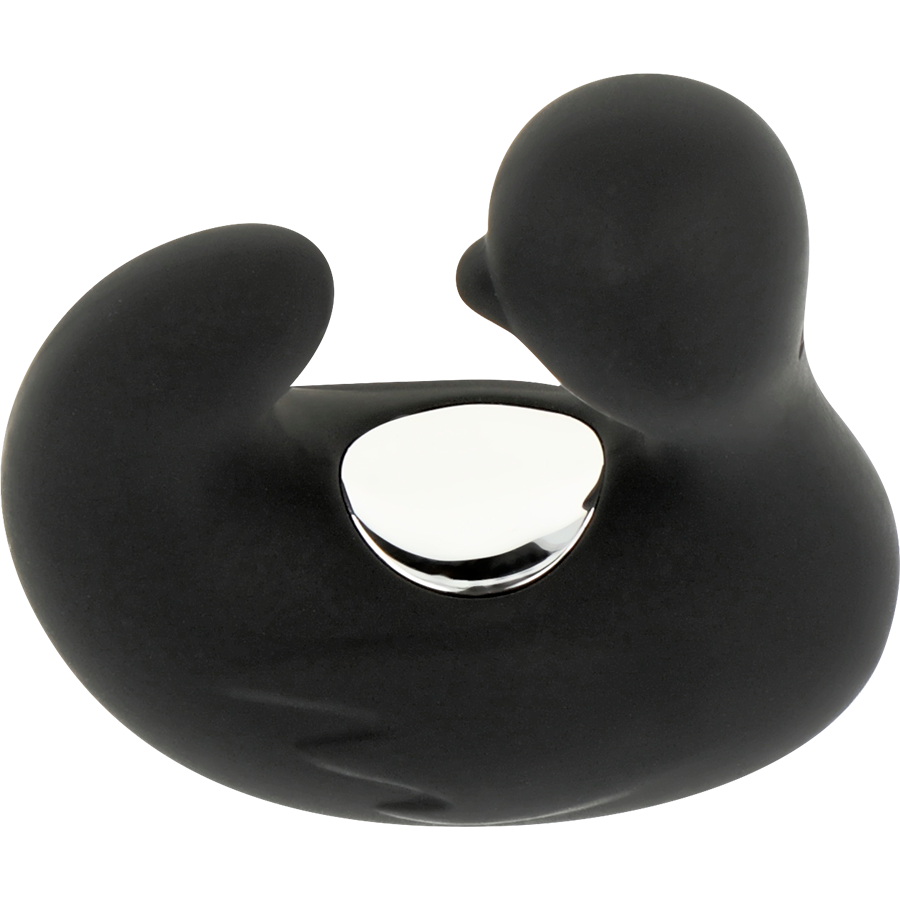 BLACK&amp;SILVER - DUCKYMANIA DEDAL DE PATO ESTIMULANTE DE SILICONE RECARREGÁVEL