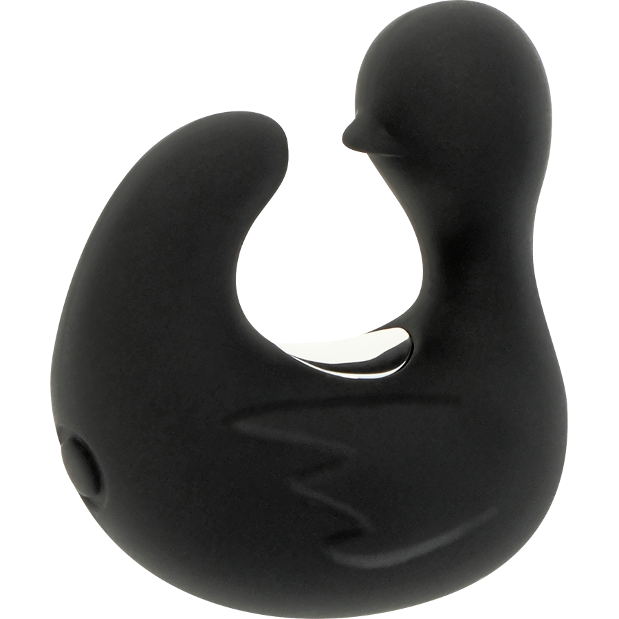 BLACK&amp;SILVER - DUCKYMANIA DEDAL DE PATO ESTIMULANTE DE SILICONE RECARREGÁVEL