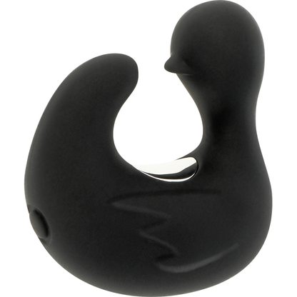 BLACK&amp;SILVER - DUCKYMANIA DEDAL DE PATO ESTIMULANTE DE SILICONE RECARREGÁVEL