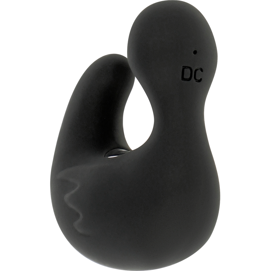 BLACK&amp;SILVER - DUCKYMANIA DEDAL DE PATO ESTIMULANTE DE SILICONE RECARREGÁVEL