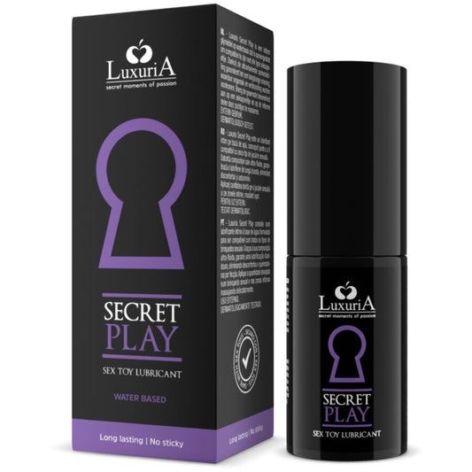 INTIMATELINE LUXURIA - LUBRIFICANTE PARA BRINQUEDOS SEXUAIS SECRET PLAY 30 ML