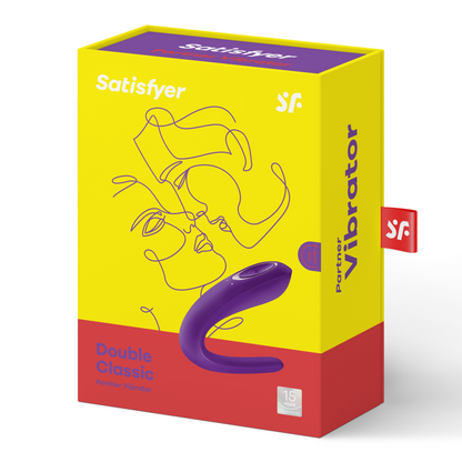 SATISFYER - VIBRADOR DE BRINQUEDO PARA PARCEIROS ESTIMULANDO AMBOS OS PARCEIROS