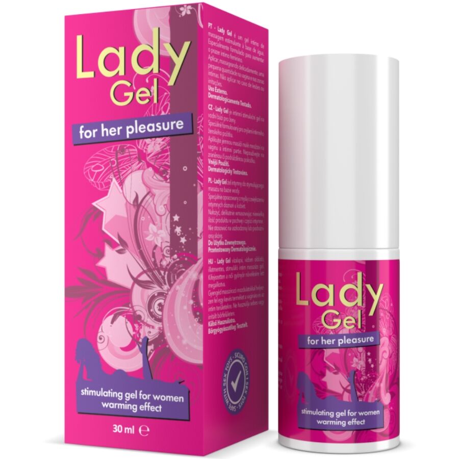 INTIMATELINE - LADY GEL PARA GER PLEASURE GEL ESTIMULANTE COM EFEITO CALOR ELLA 30 ML