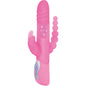 SETE CRIAÇÕES - E RABBIT TRIPLE PLAY ROSA VIBRADOR DE TRIPLA ESTIMULAÇÃO