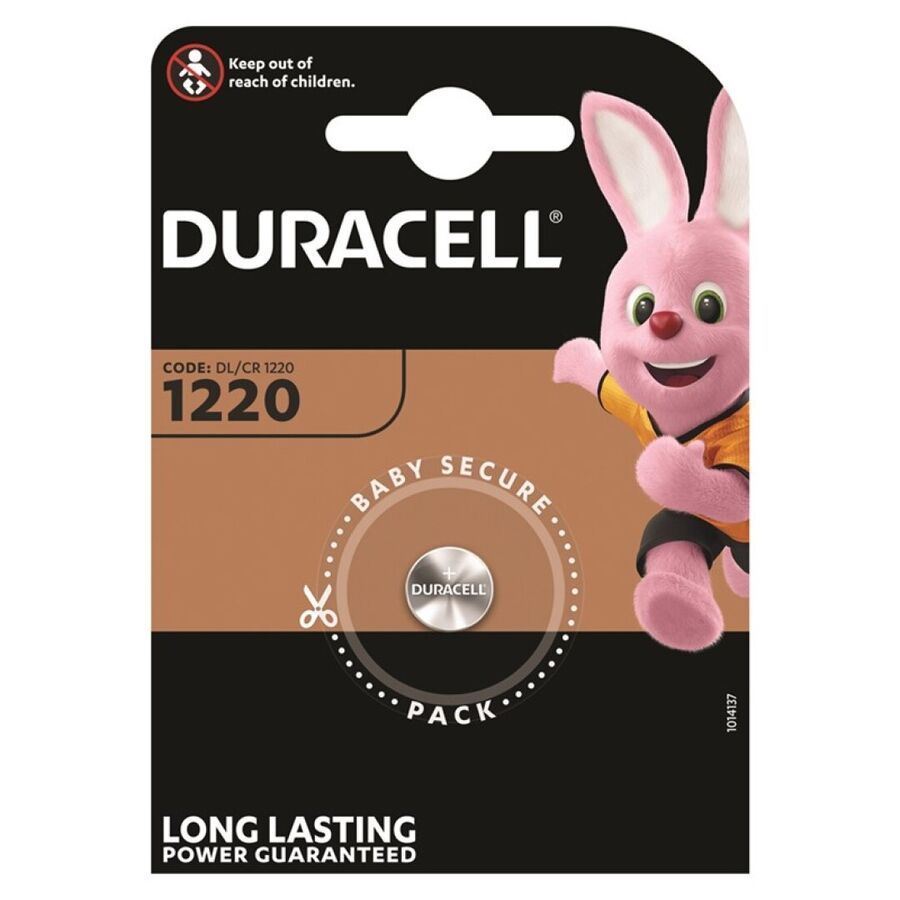 DURACELL - BATERIA BOTON LITIO CR1220 3V 1UNID