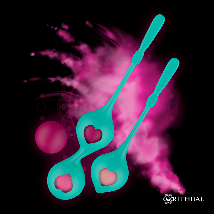 RITHUAL - CONJUNTO DE TREINO PÉLVICO DEVA AQUA GREEN