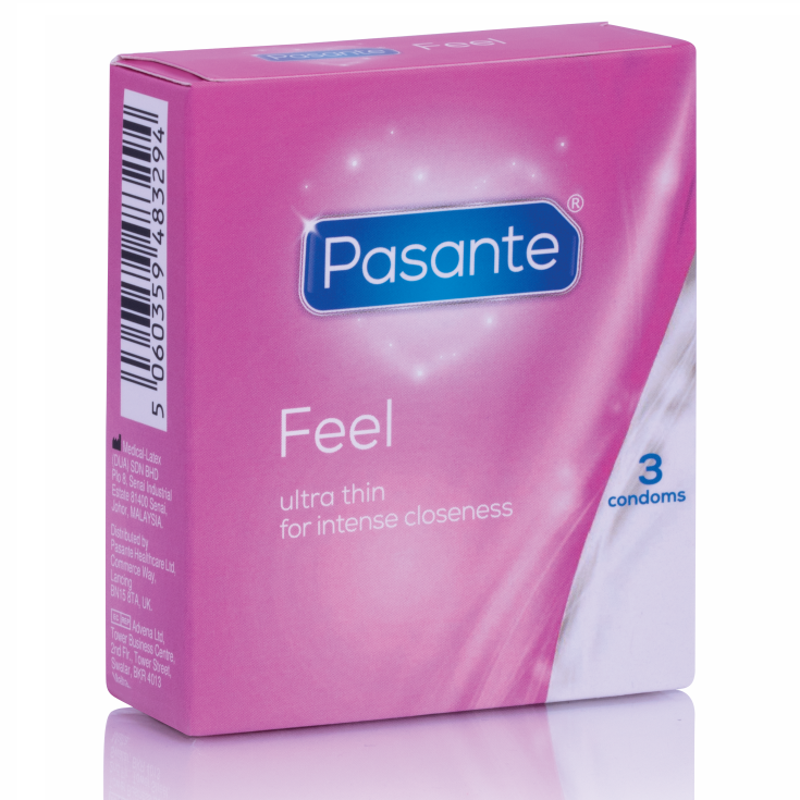 PASANTE - PRESERVATIVOS SENSÍVEIS ULTRA FINOS 3 UNIDADES