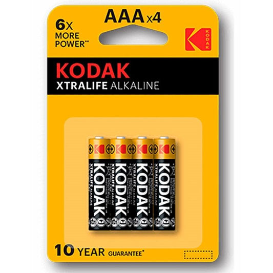 KODAK - BATERIA ALCALINA XTRALIFE AAA LR03 BLISTER * 4