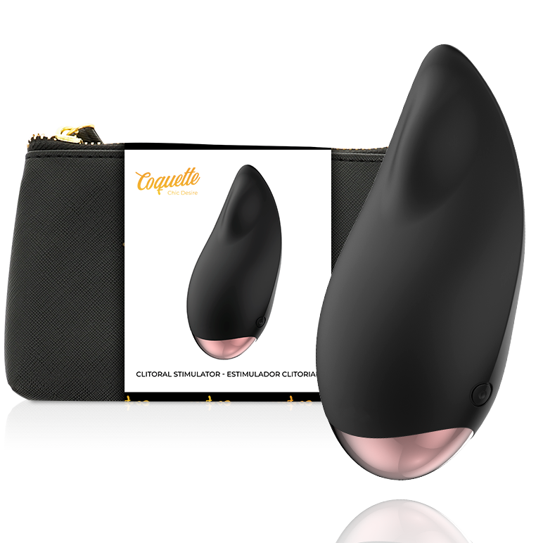 COQUETTE CHIC DESIRE - ESTIMULADOR CLITÓRICO PRETO / GOLD DROP