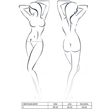 PASSION - MULHER OBSYDIAN BODY XXL/XXXL