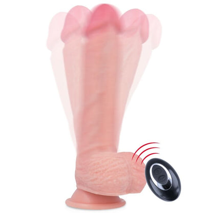 ROCKARMY - VIBRADOR DE SILICONE LÍQUIDO PREMIUM APACHE CONTROLE REMOTO 20,5 CM -O- 4,62 CM