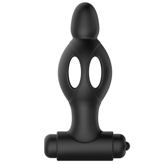 MR PLAY - PLUG ANAL DE SILICONE COM VIBRAÇÃO