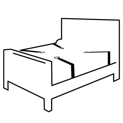 DARKNESS - CONJUNTO DE AMARRÕES DE CAMA