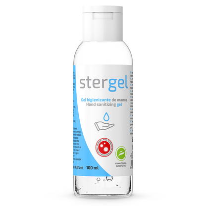 STERGEL - GEL HIDROALCOÓLICO DESINFETANTE PARA MÃOS ALOE VERA 100ML 
