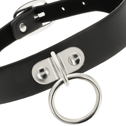 COQUETTE CHIC DESIRE - COLAR DE COURO VEGANO ACESSÓRIO FETICHE FEMININO