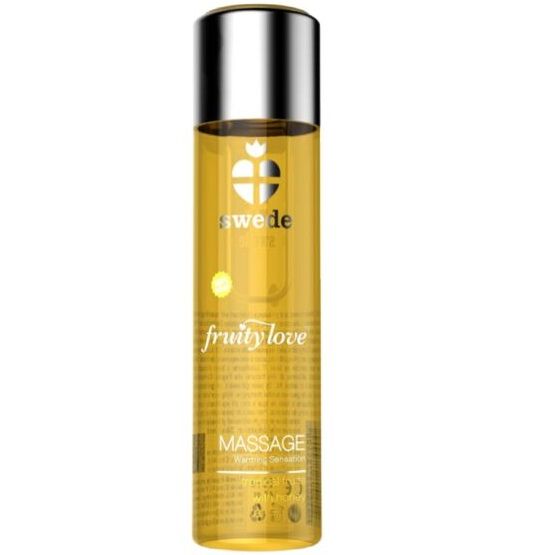 SWEDE - FRUITY LOVE ÓLEO DE MASSAGEM COM EFEITO AQUECEDOR TROPICAL FRUITY COM MEL 60 ML