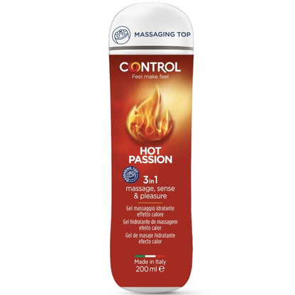 CONTROL - HOT PASSION 3 EM 1 GEL 200 ML