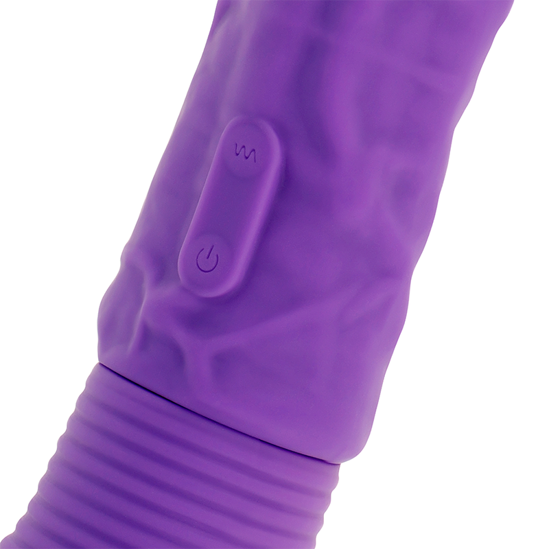 OHMAMA - DILDO DE SILICONE REALISTA 8 VELOCIDADES