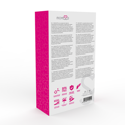 MORESSA - OSIAN SET PREMIUM SILICONE ROSA (Osian One - 51 g | Osian Two - 101 g | Osian Three 85 g)