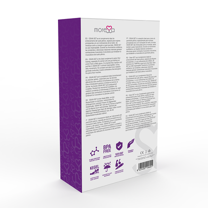 MORESSA - OSIAN SET PREMIUM SILICONE LILÁS