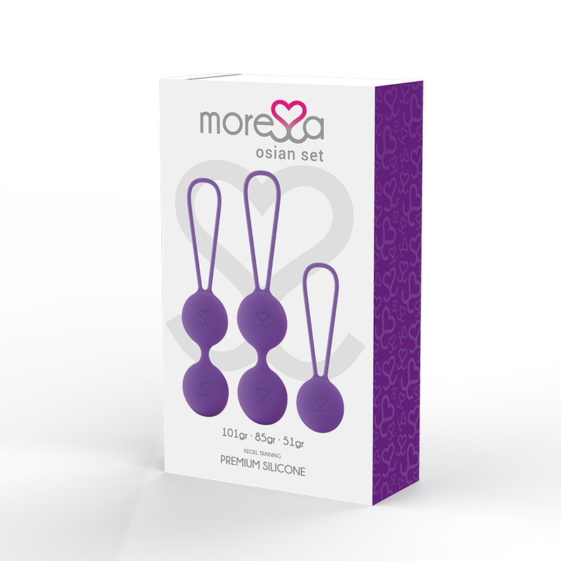 MORESSA - OSIAN SET PREMIUM SILICONE LILÁS