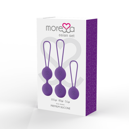 MORESSA - OSIAN SET PREMIUM SILICONE LILÁS