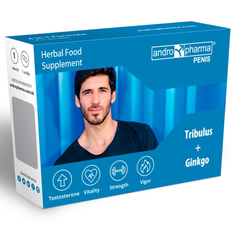 ANDROPHARMA PENIS - SUPLEMENTO PARA AUMENTO DO PÊNIS