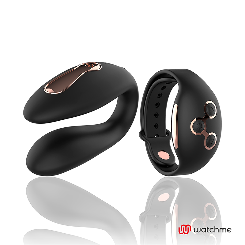 ANNE'S DESIRE - DUAL PLEASURE TECNOLOG A WATCHME PRETO/DOURADO