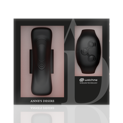 ANNE'S DESIRE - CALCINHA PRAZER TECNOLOG A WATCHME BLACK