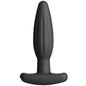 ELECTRASTIM - SILICONE PRETO ROCKER BUTT PLUG PEQUENO