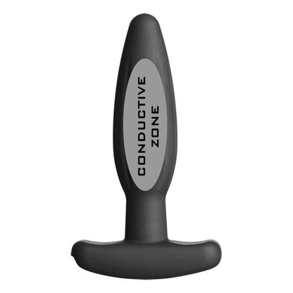 ELECTRASTIM - SILICONE PRETO ROCKER BUTT PLUG PEQUENO