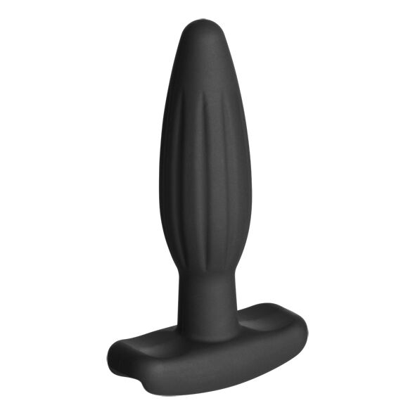 ELECTRASTIM - SILICONE PRETO ROCKER BUTT PLUG PEQUENO