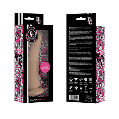 DELTA CLUB - BRINQUEDOS DILDO NATURAL SILICONE MEDICO 17 CM -O- 3 CM