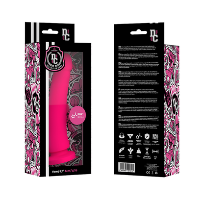 DELTA CLUB - BRINQUEDOS DILDO ROSA SILICONE MÉDICO 17 CM -O- 3 CM