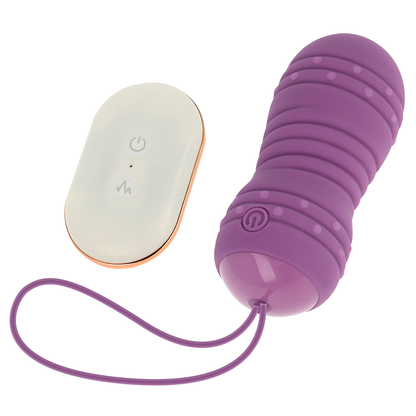 OHMAMA - OVO ROTATIVO COM CONTROLE REMOTO 7 PADRÕES ROXO