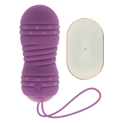 OHMAMA - OVO ROTATIVO COM CONTROLE REMOTO 7 PADRÕES ROXO