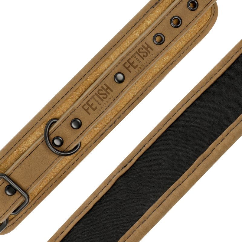 FETISH SUBMISSIVE ORIGEN - ALGEMAS DE COURO VEGANAS COM FORRO DE NEOPRENE