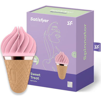 SATISFYER - SPINNATOR DE DOCES MARROM E ROSA