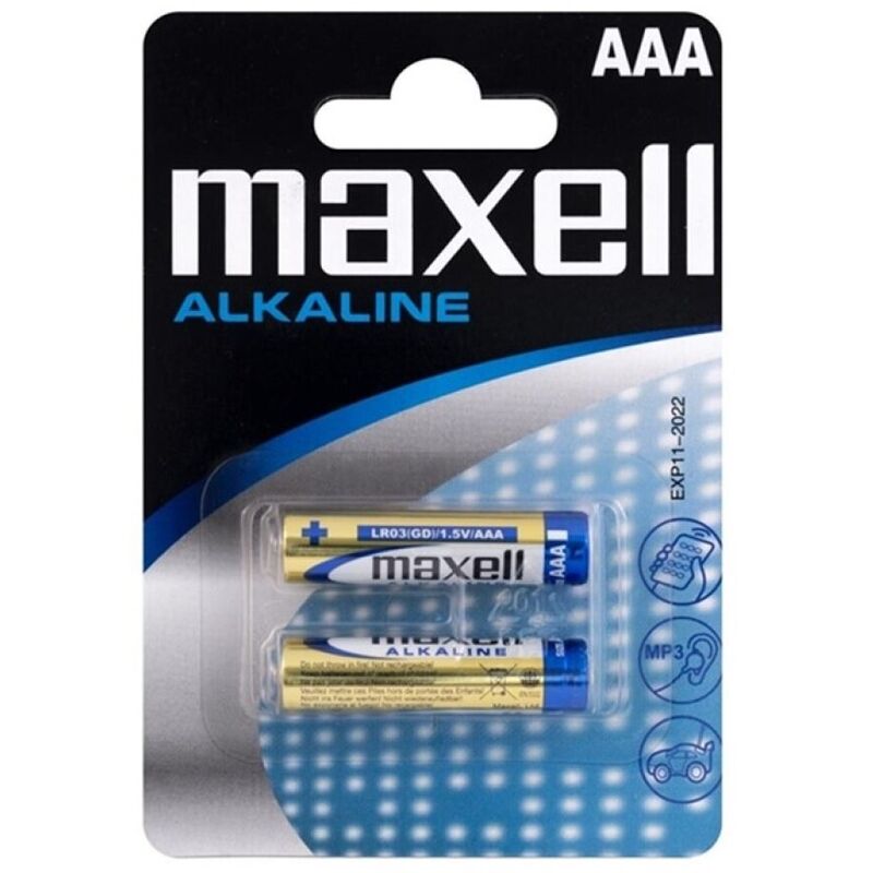 MAXELL - PILHA ALCALINA AAA LR03 BLISTER * 2